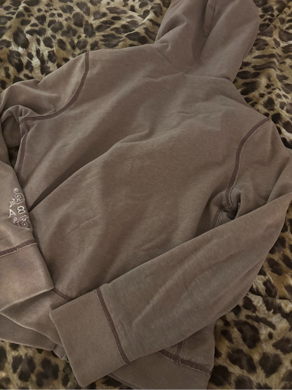 aeropostale Brown Zip Hoodie - Picture 5 of 5